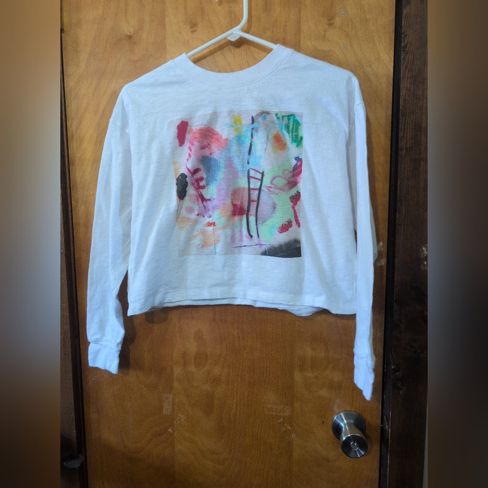 Gap Girls 18/20 Long Sleeve Cropped Top